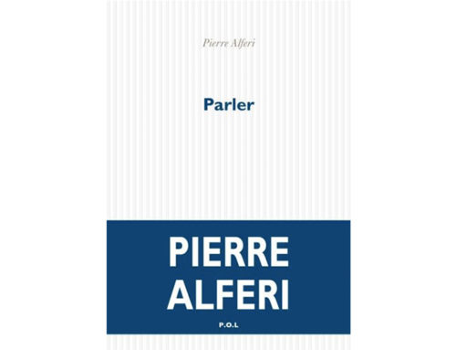 PARLERPierre Alferi